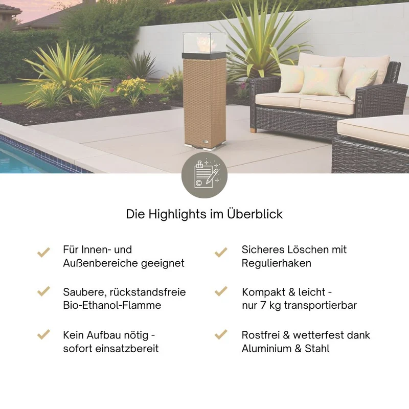 Feuersäule Rattan