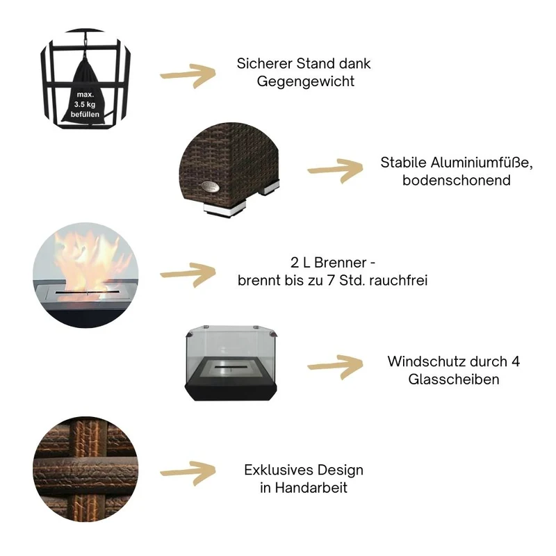 Feuersäule Rattan