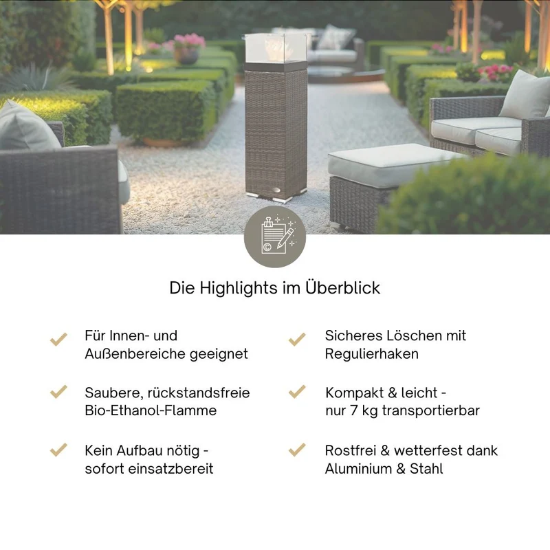 Feuersäule Rattan