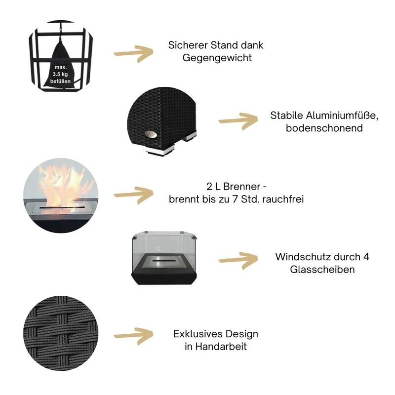 Feuersäule Rattan