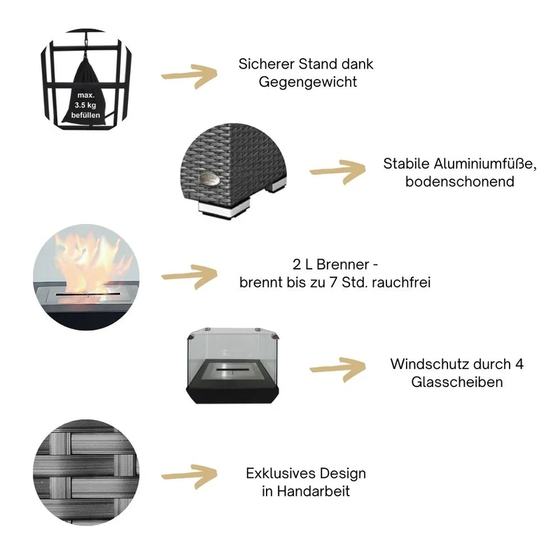 Feuersäule Rattan