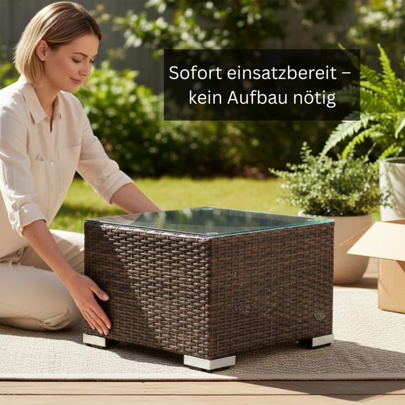 Beistelltisch Rattan