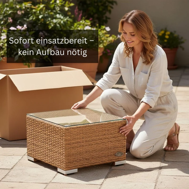Beistelltisch Rattan