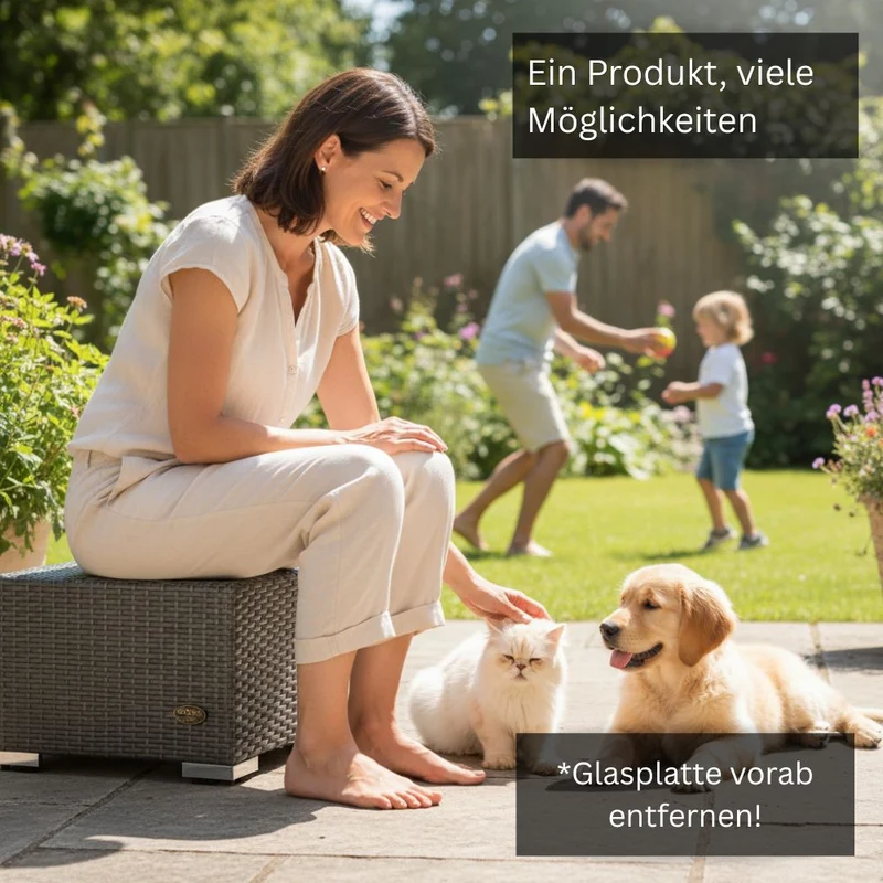 Beistelltisch Rattan