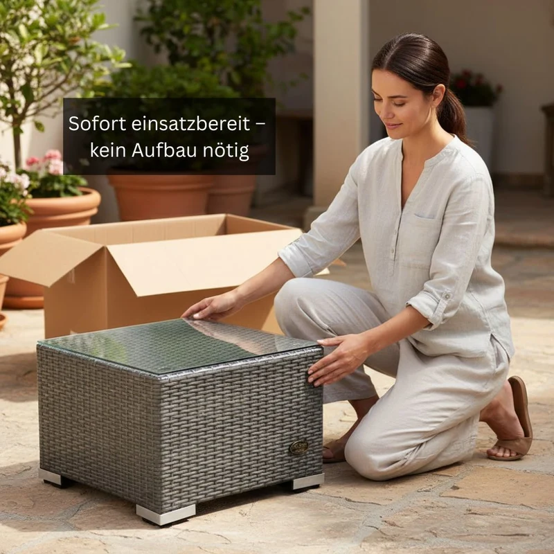 Beistelltisch Rattan