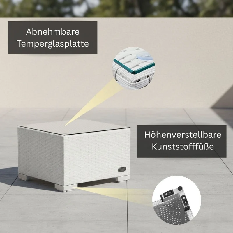 Beistelltisch Rattan