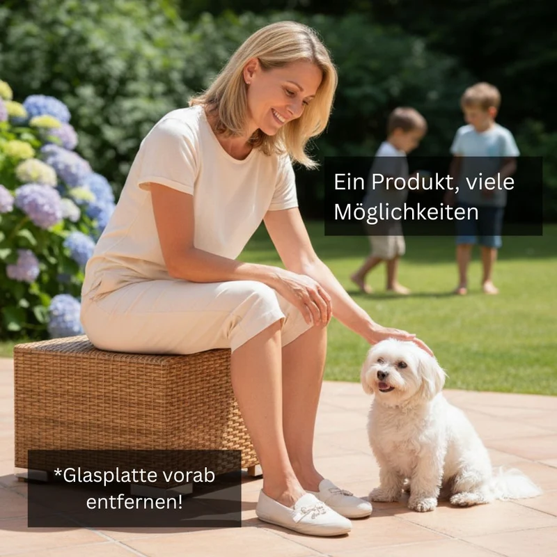 Beistelltisch Rattan