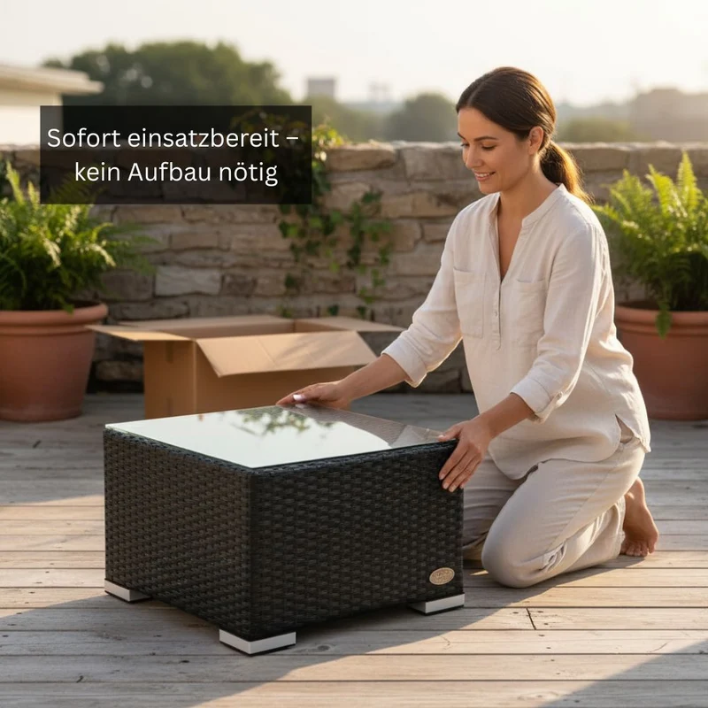 Beistelltisch Rattan