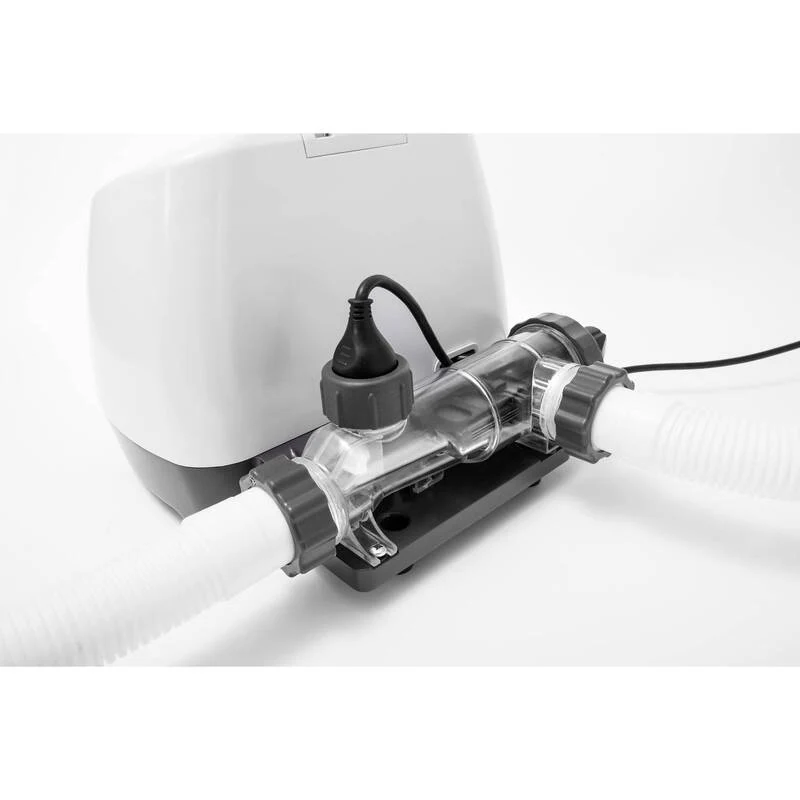 C-Ware Intex Filterpumpe System Pool Salzwasser Ozon Weiß 1100 QZ1100 Reinigung
