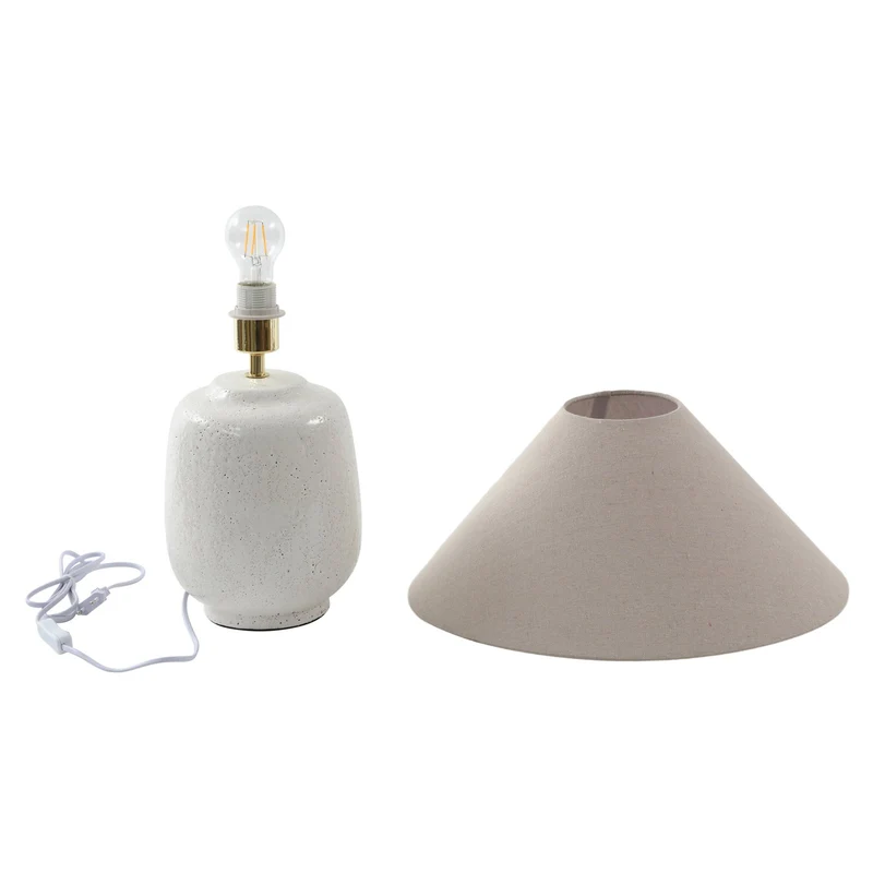 B-Ware Lucande Tischleuchte Thalorin Höhe 47 cm Keramik Tischlampe Lampe Leselampe E27