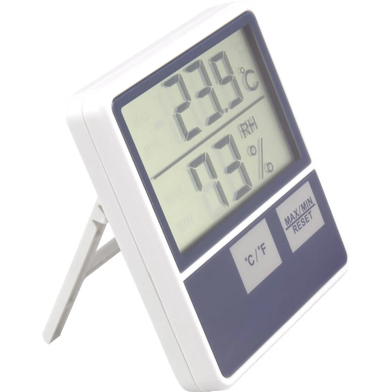 B-Ware BTTH-1014 Innen Thermo Hygrometer Temperatur Luftfeuchte Weiß Digital 2 STÜCK