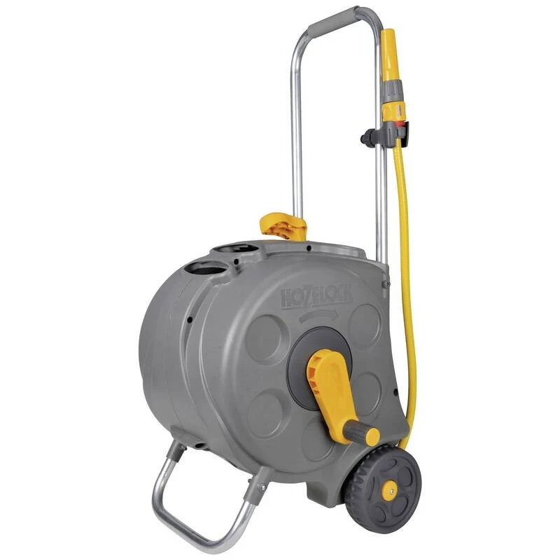 B-Ware Hozelock Schlauchwagen Gartenwagen 30m 1/2 Zoll Grau Zubehör platzsparend 1 St.
