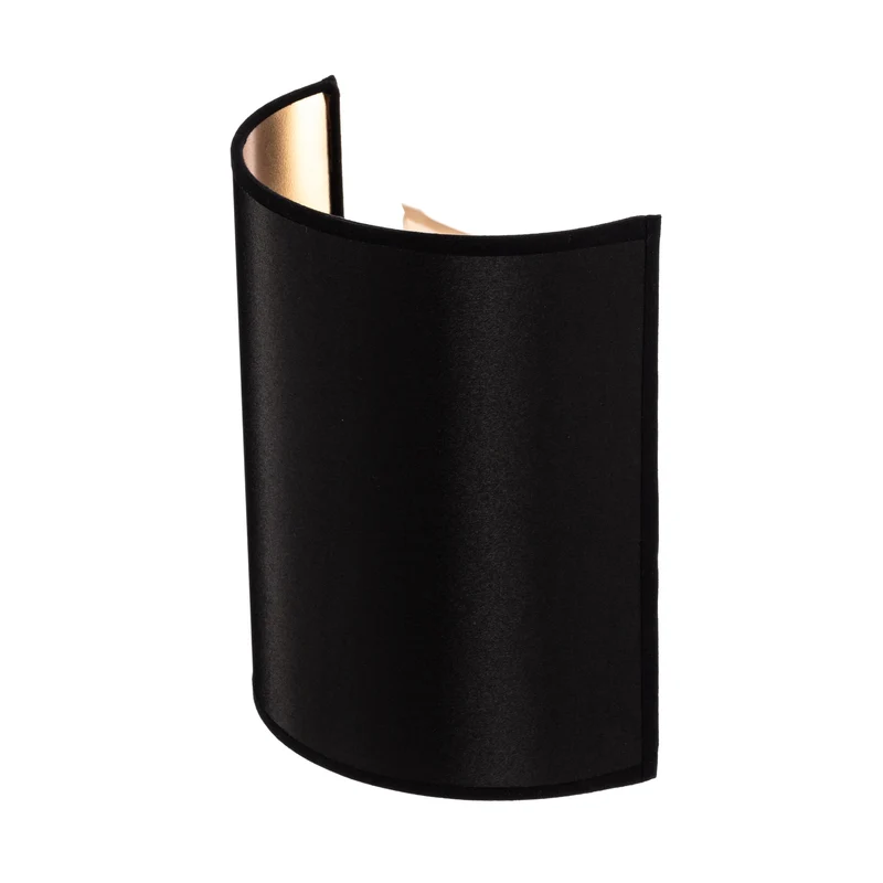 B-Ware Euluna Wandleuchte Leuchte Lampe schwarz gold Metall E27 Austauschbar Dimmbar665