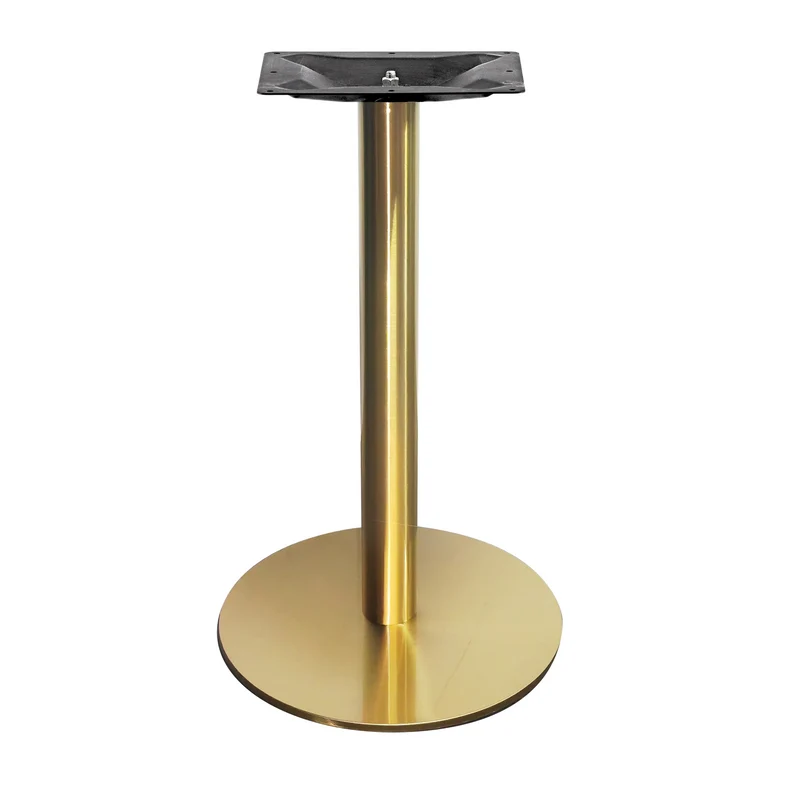 Tischgestell aus Edelstahl Gold Höhe 72 cm