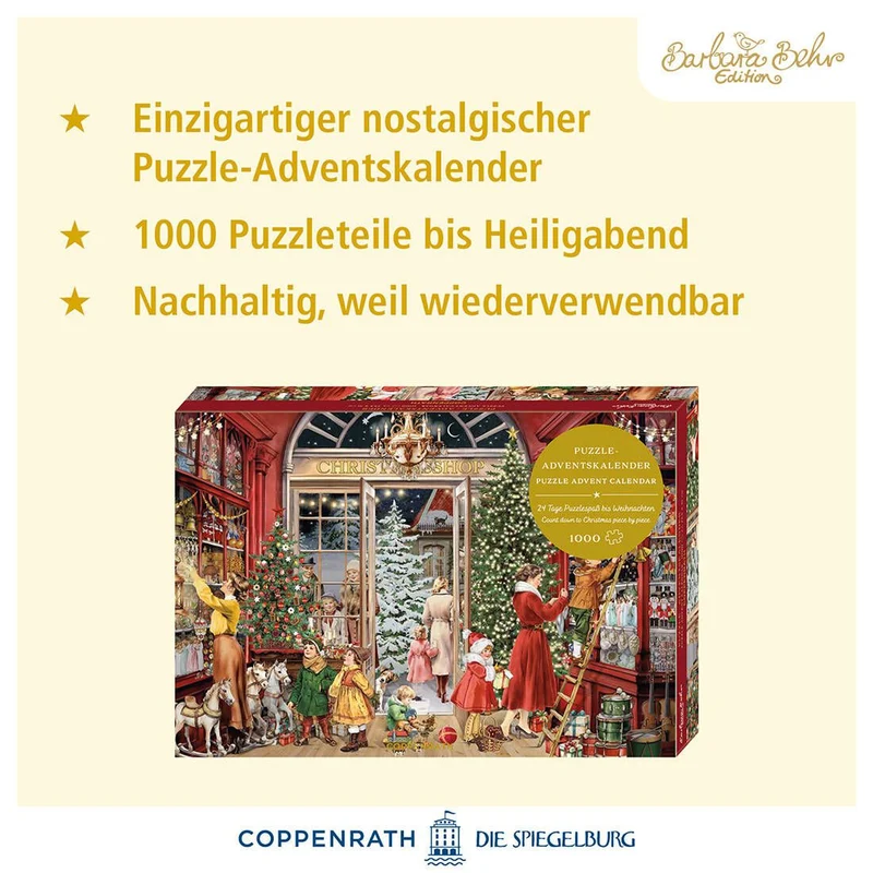 Puzzle-Adventskalender Weihnachtsladen