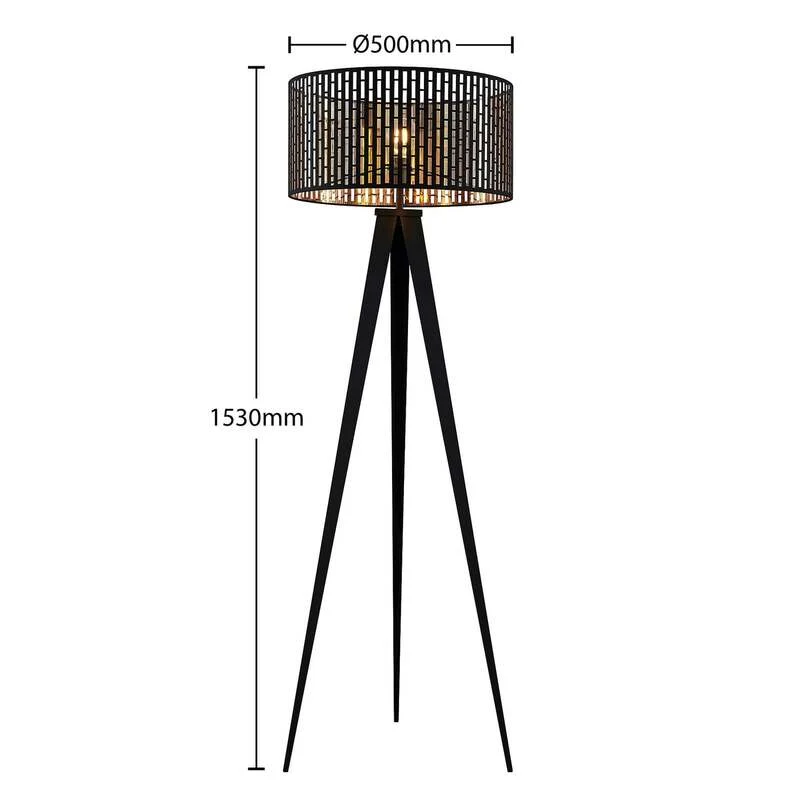 B-Ware Lindby Thoralf Stehleuchte Tripodgestell Stehlampe Leuchte Lampe SIEHE TEXT/FOTO
