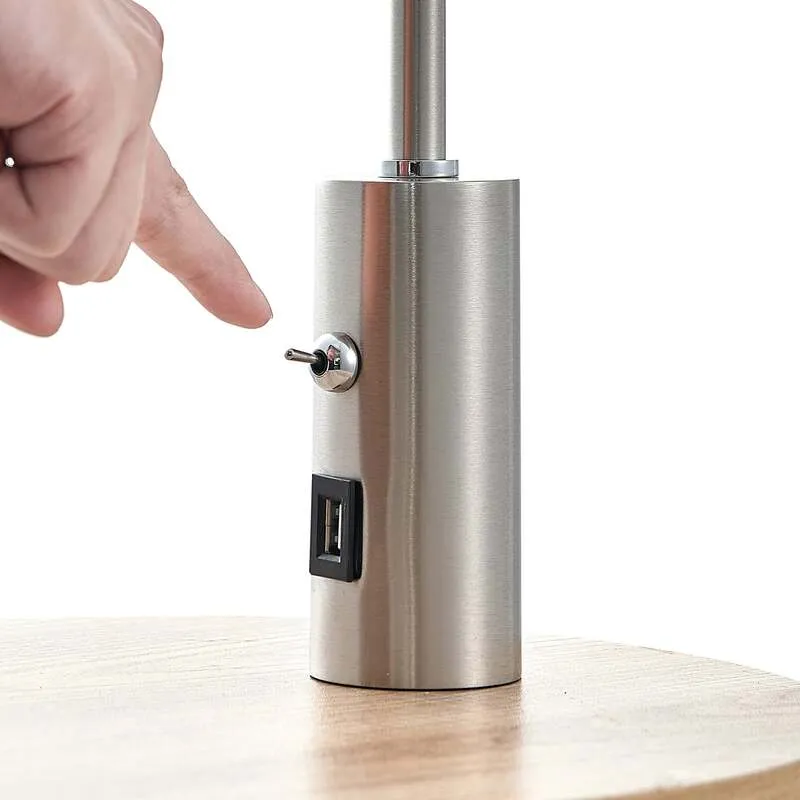 B-Ware Lindby Zinia Stehlampe Ablage USB Standleuchte Stehleuchte E27 SIEHE TEXT/F412