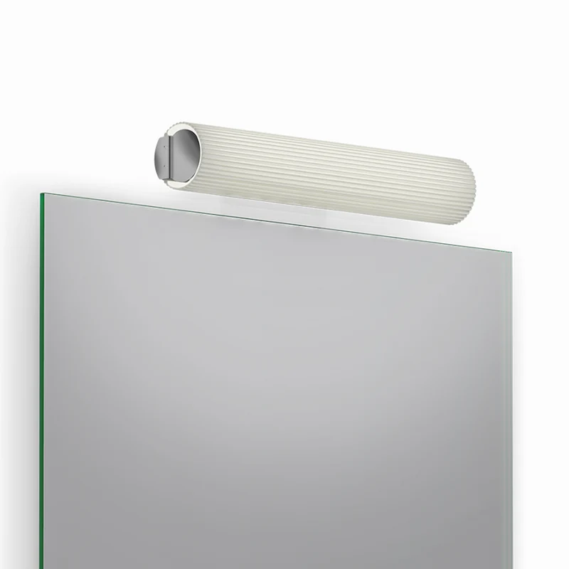 B-Ware Decor Walther Wandleuchte Ray LED chrom Messing Glas dimmbar Warmweiß 47cm