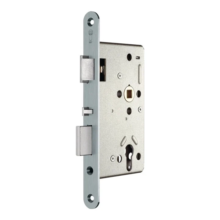 B-Ware SSF Panikschloss Einsteckschloss Türschloss Edelstahl DIN links 65mm 72mm 9mm