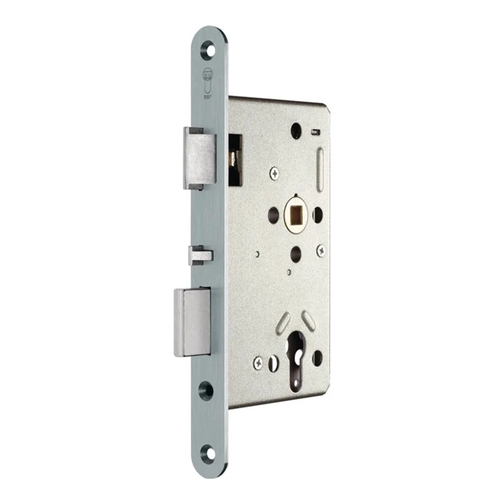 B-Ware SSF Panikschloss Einsteckschloss Türschloss Edelstahl DIN links 65mm 72mm 9mm