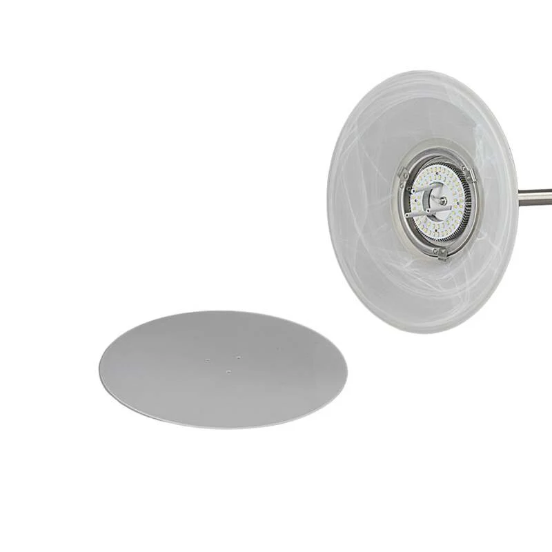 B-Ware Lindby Stehleuchte Deckenfluter LED Ragna Nickel Metall Dimmer dimmbar447
