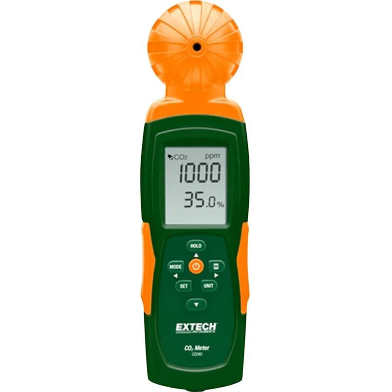 Extech Kohlendioxid-Messgerät Temperaturmessfunktion USB SIEHE TEXT/FOTO