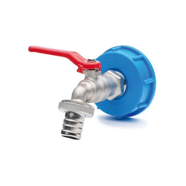 B-Ware APD Kugelauslaufventil Profi Ventil IBC Adapter Sx60 Tülle 3/4 Container-Adapter