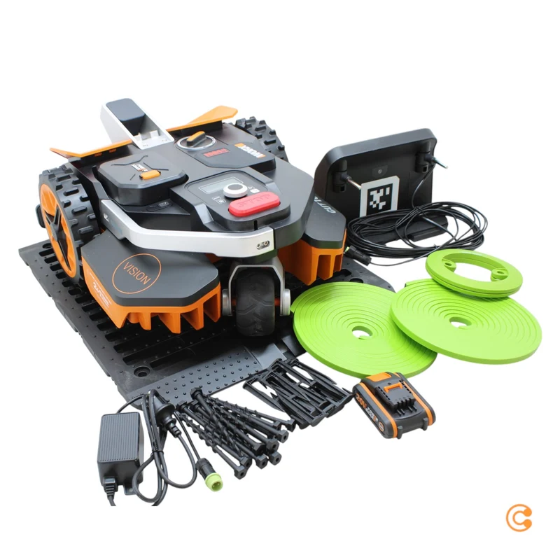 B-Ware WORX Akku-Mähroboter 20V Landroid Vision M600 18cm/600m² mit App Trimmer Robo497