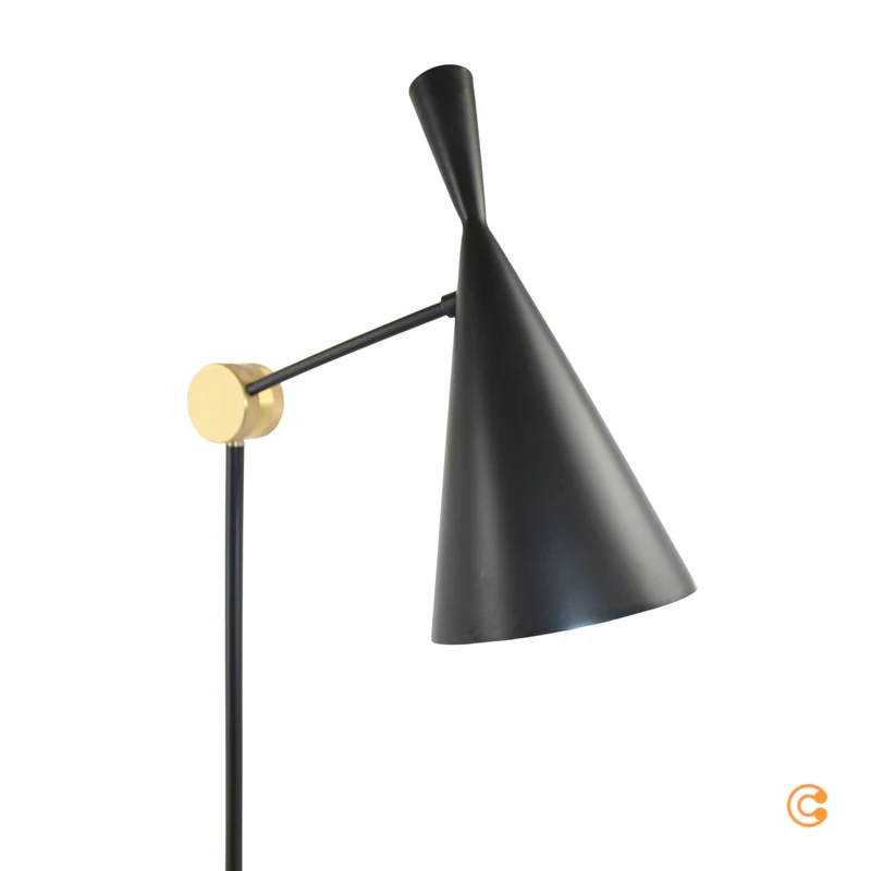 B-Ware Tom Dixon - Beat Stehleuchte, schwarz Stehlampe Wohnzimmerlampe Leselampe Lampe