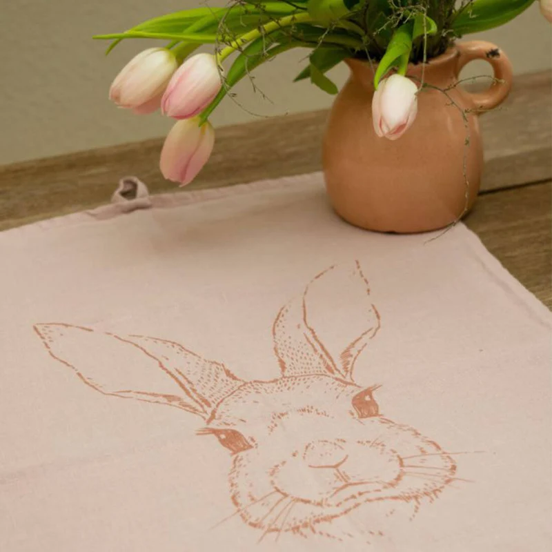 Geschirrtuch Hase