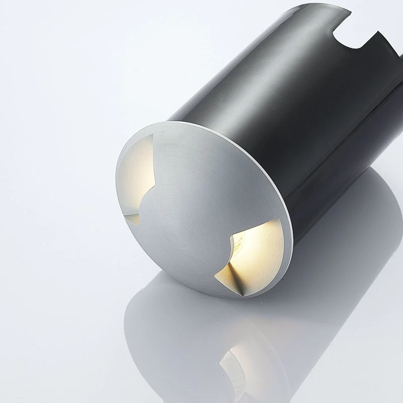 B-Ware Lucande Bodeneinbauleuchte Bartosz Aluminium Wegeleuchte Garten-Sockelleuch91