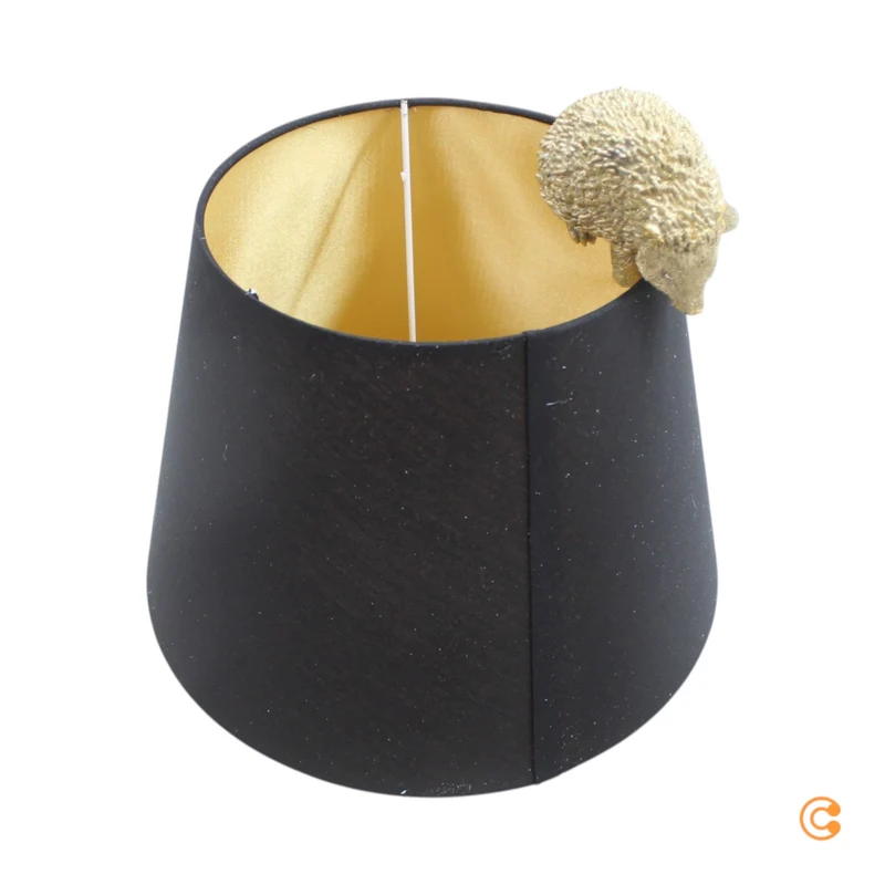 B-Ware KARE Tischleuchte Lampe Igel Familie Animal Gold Braun E27 Leuchte Wohnzimmer979