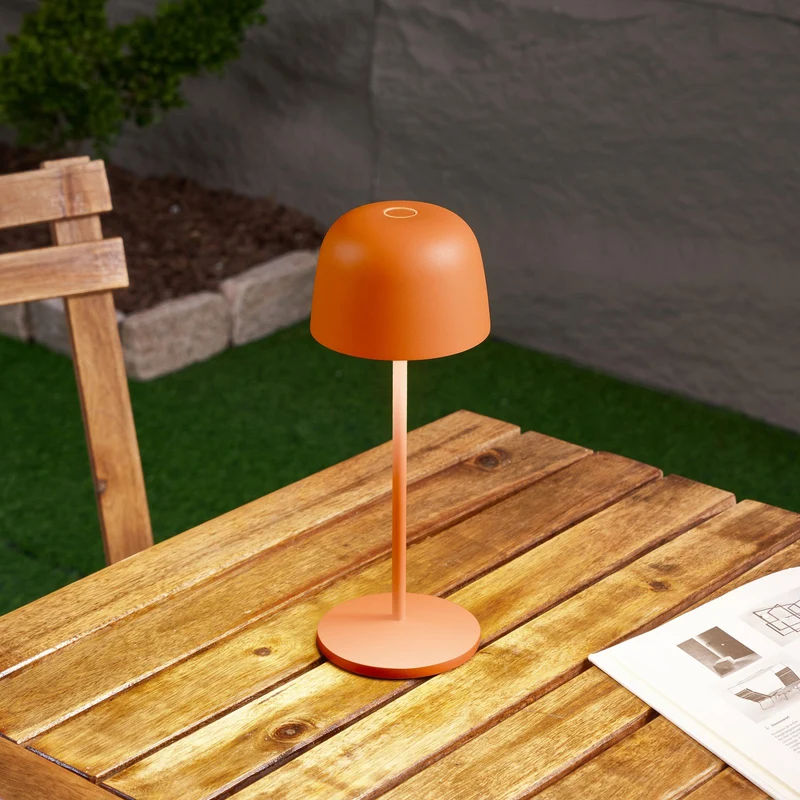 15x B-Ware Lindby Tischleuchte Tischlampe LED Akku orange dimmbar IP65 SIEHE TEXT 15 STÜCK