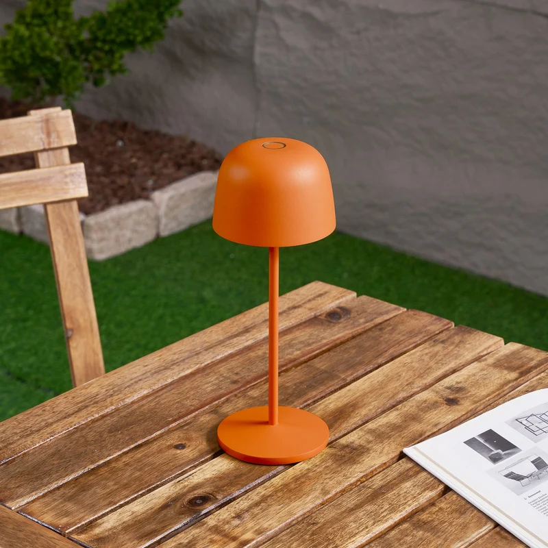 15x B-Ware Lindby Tischleuchte Tischlampe LED Akku orange dimmbar IP65 SIEHE TEXT 15 STÜCK