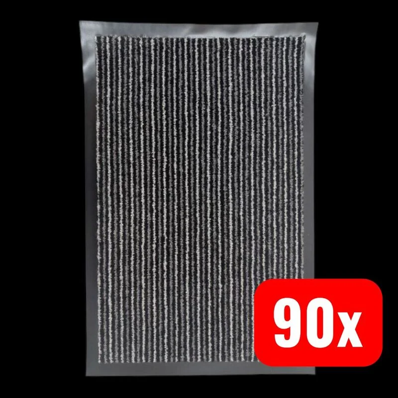 90x B-Ware LUX Türmatte rutschfest waschbar prugasti 60x40cm für Innenräume 1 Stück