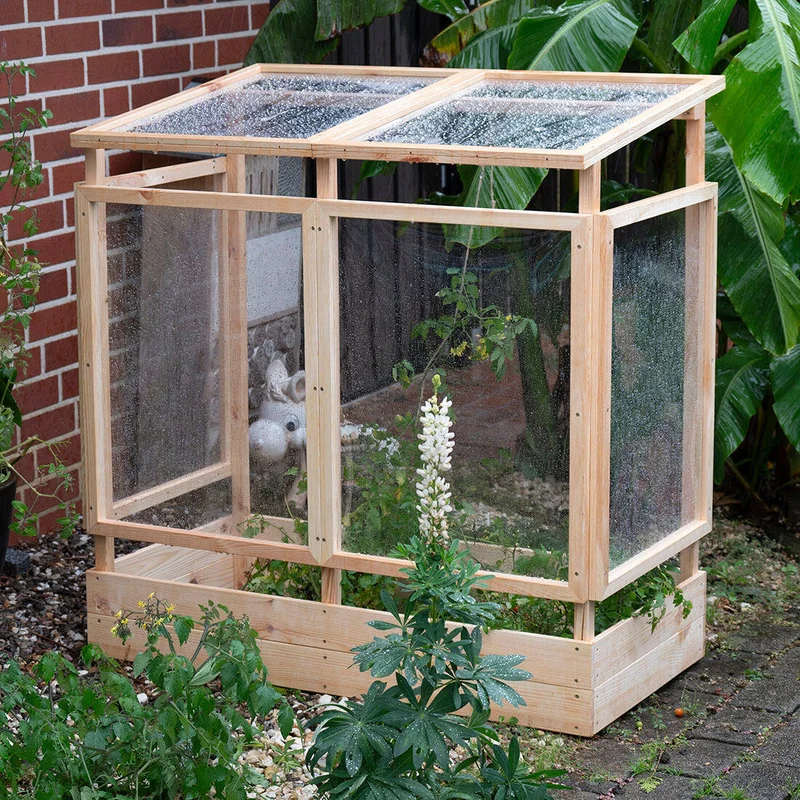 Tomatenhaus aus Holz
