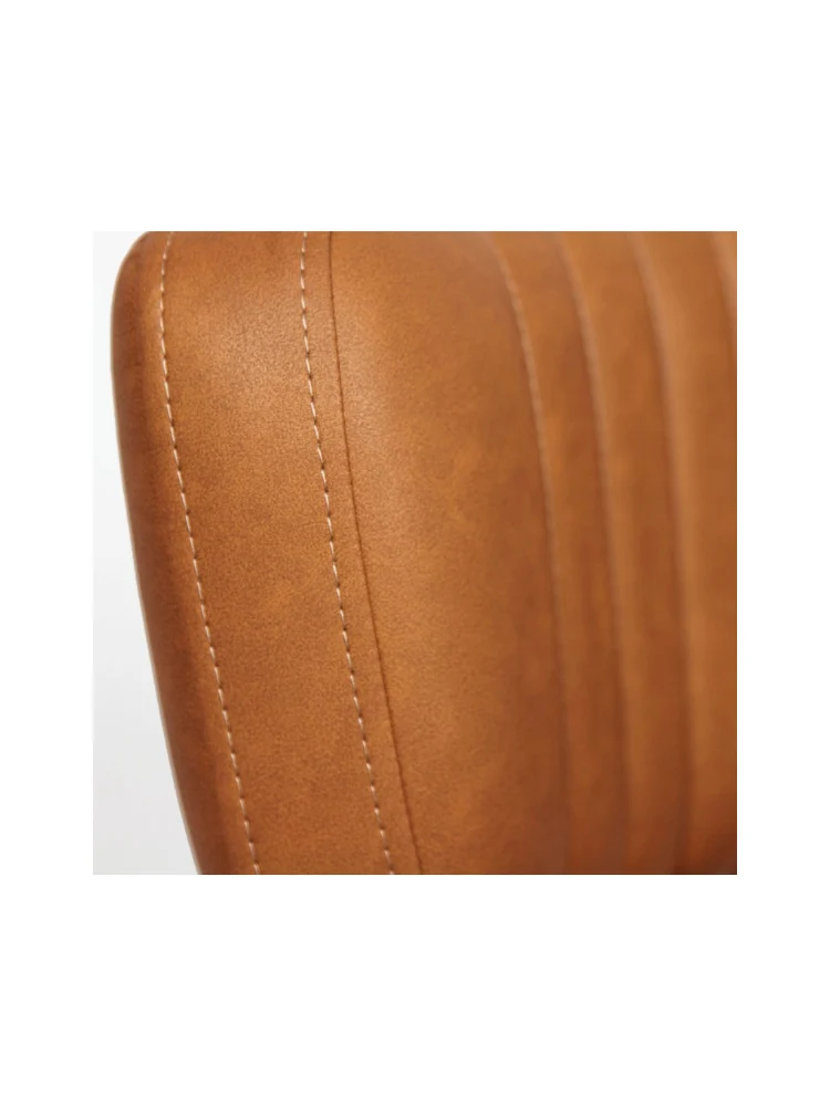 Katrik-CO Hochwertiger Stuhl aus Buchenholz Cognac