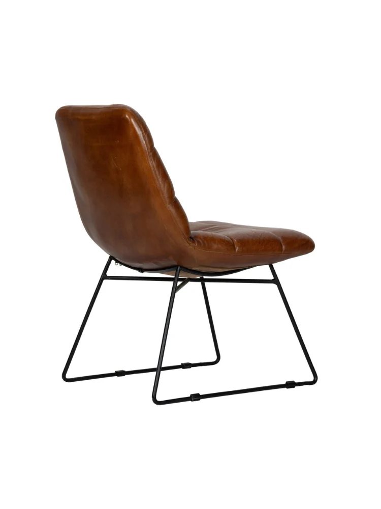 Ricko-BR Hochwertiger Sessel aus 100% Echtem Leder
