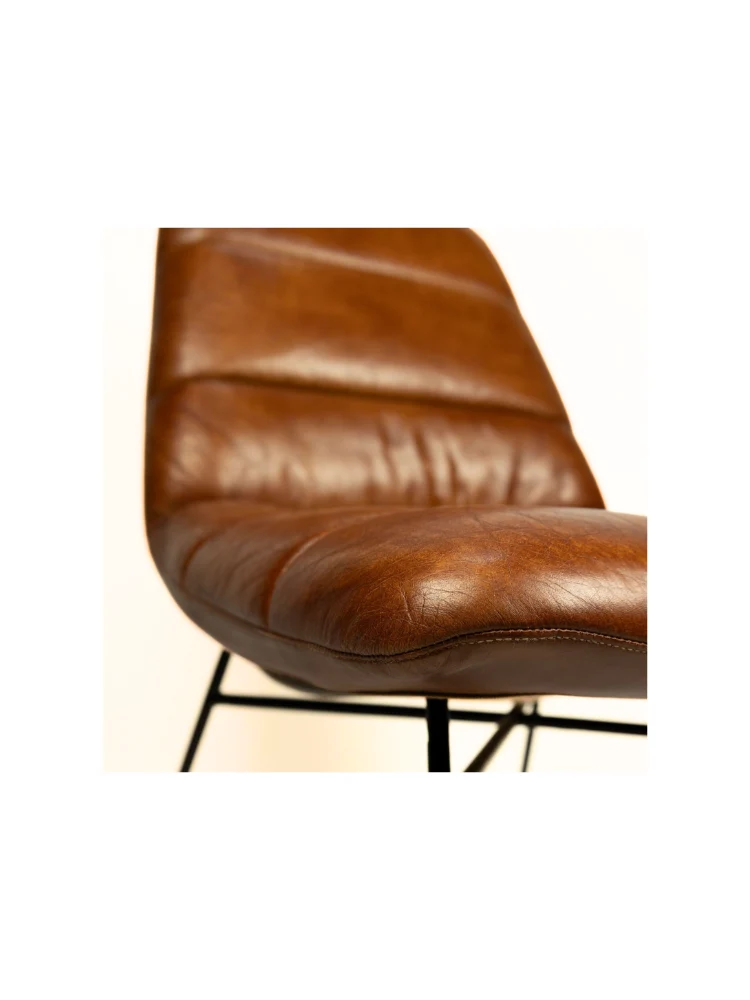 Ricko-BR Hochwertiger Sessel aus 100% Echtem Leder