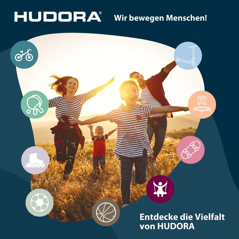 B-Ware HUDORA Fußballtor Pro Tect 180 Tor Fußballtor mit gepolstertem Aufprallschutz