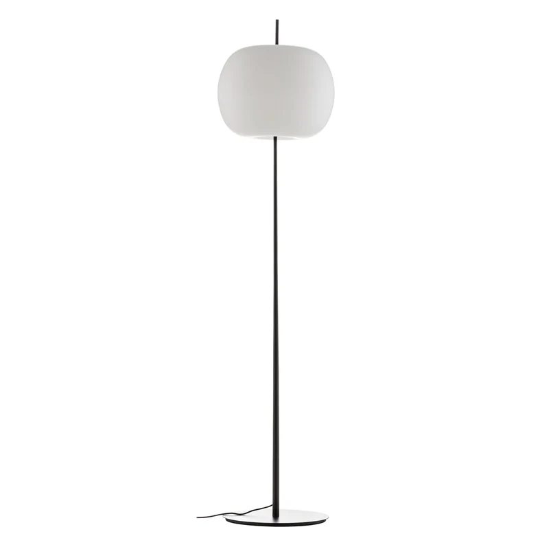 B-Ware Kundalini Stehleuchte Lampe schwarz Kushi XL 185 cm Dimmer Designerlicht Leuc287