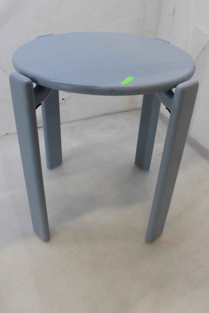 B-Ware HAY Hocker Sitzgelegenheit Rey Buche Schieferblau Lackierung SIEHE TEXT/FOTO