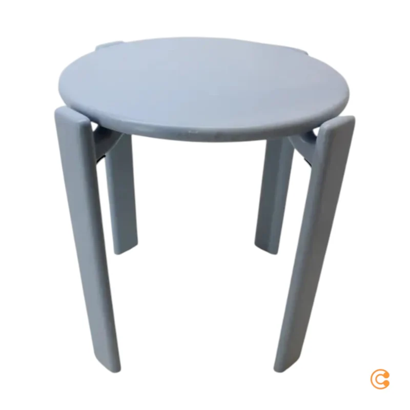 B-Ware HAY Hocker Sitzgelegenheit Rey Buche Schieferblau Lackierung SIEHE TEXT/FOTO