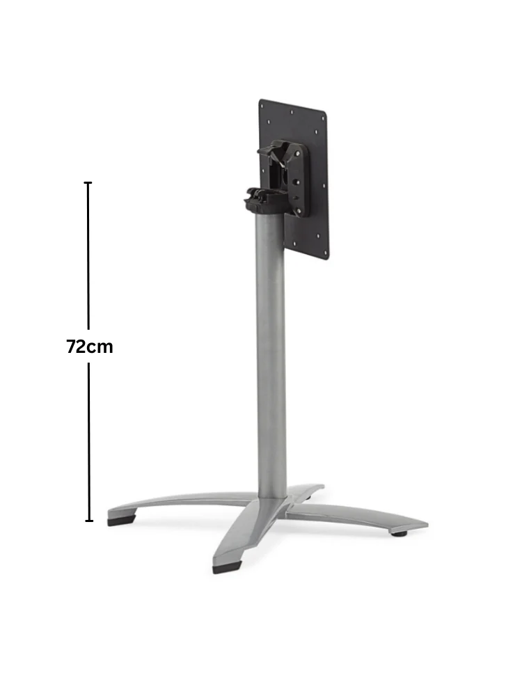 Aluminium Tischgestell Silber Höhe 72 cm
