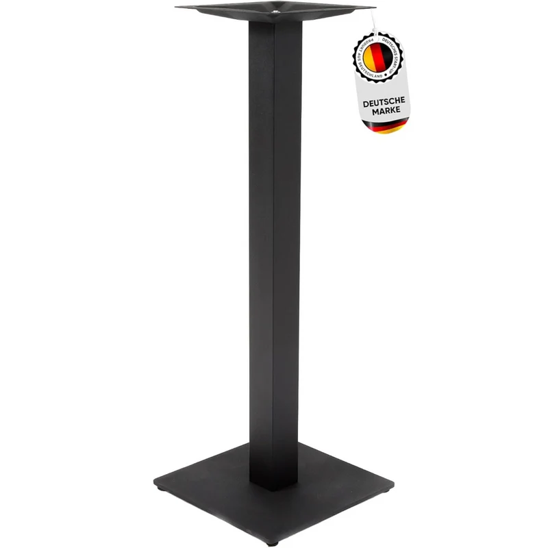 Indoor Tischgestell Schwarz, Höhe 108cm Tischbein Stahl