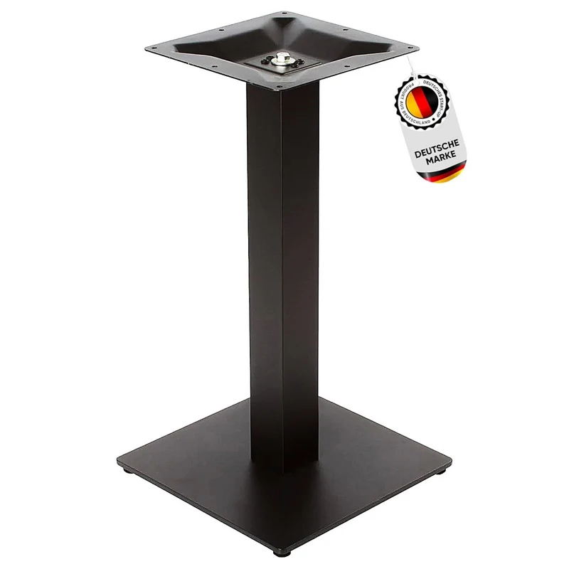 Indoor Tischgestell aus Stahl Tischbein Schwarz Höhe 72 cm