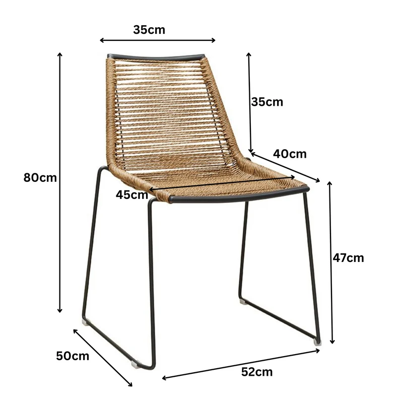 Ando Terrassenstuhl Stapelbar