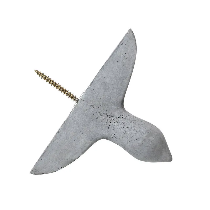 Wandhaken Schwalbe Beton, 3er-Set