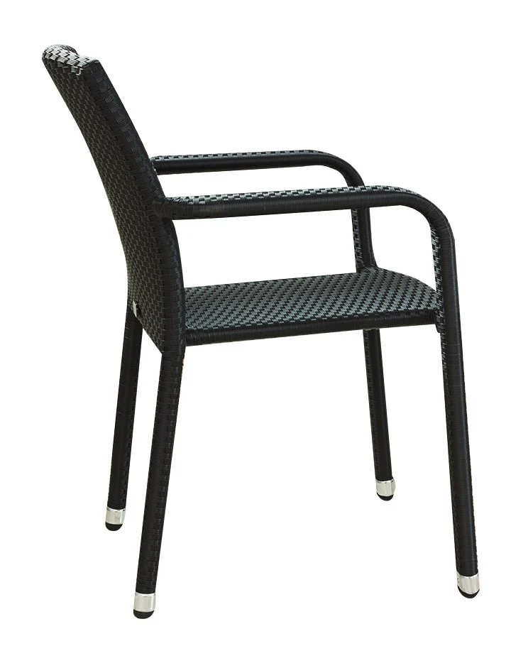 Tafal-03 Rattan Stuhl Aluminiumgestell -Stapelbar