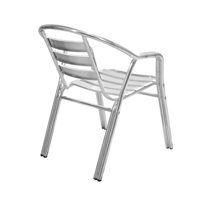 Gartenstuhl, Terrassenstuhl Aluminiumgestell - Stapelbar